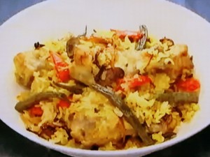 【ZIP！速水もこみちのMOCO''Sキッチン】もこみち流　チキンのスパイス入りピラフのレシピ・速水もこみち