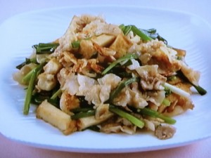 【上沼恵美子のおしゃべりクッキング】豚バラと厚揚げの炒めもののレシピ・上沼恵美子・石川智之
