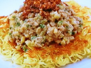【ノンストップ】坦々焼きそばのレシピ・坂本昌行・坂本昌行のOne Dish