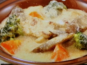 【ノンストップ】鶏肉の酒かすシチューのレシピ・坂本昌行・坂本昌行のOne Dish
