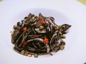 【ZIP！速水もこみちのMOCO''Sキッチン】もこみち流　ヤリイカとズッキーニのイカスミパスタのレシピ・速水もこみち