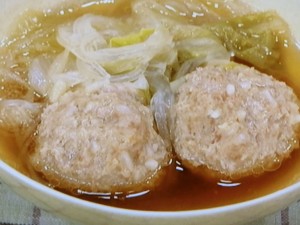 【あさイチ】肉だんごと冬野菜のスープのレシピ・解決！ごはん・ＳＨＩＯＲＩ