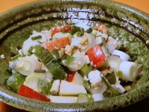 【きょうの料理】ねぎとりんごのチーズサラダのレシピ・萩野恭子