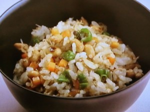 【上沼恵美子のおしゃべりクッキング】大豆の五目混ぜごはんのレシピ・上沼恵美子・岡本健二