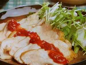 【キューピー３分クッキング】しっとり胸肉の梅ソースのレシピ・小林まさみ
