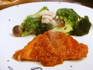 【キューピー３分クッキング】ポークチャップ フルーティーソースのレシピ・小林まさみ