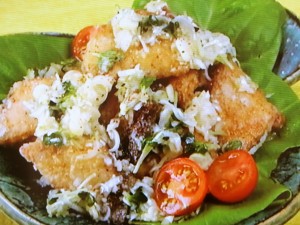 【おかずのクッキング】ブリの油淋鶏（ユーリンチー）風のレシピ・笠原将弘