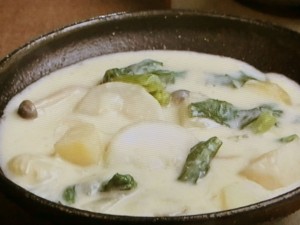【キューピー３分クッキング】かぶとじゃが芋の酒粕豆乳シチューのレシピ・今井ようこ