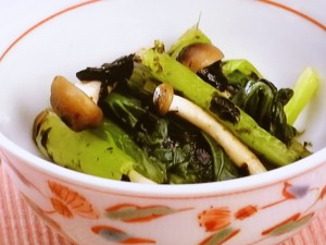 【きょうの料理】青菜の磯辺あえのレシピ・宗像伸子・谷原章介