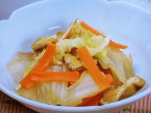 【きょうの料理】白菜と油揚げの炒め煮のレシピ・宗像伸子・谷原章介
