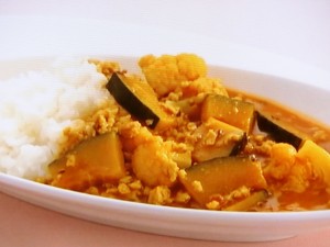 【上沼恵美子のおしゃべりクッキング】カボチャとカリフラワーのカレーのレシピ・上沼恵美子・小池浩司