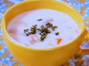 【きょうの料理ビギナーズ】新じゃがのクラムチャウダーのレシピ・関岡弘美