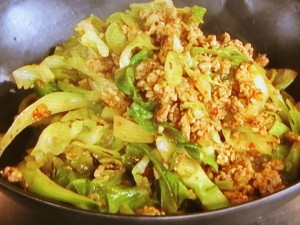 【男子ごはん】春キャベツの辛みそ炒めのレシピ・国分太一・栗原心平