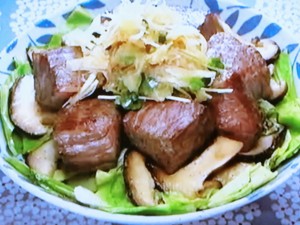 【ZIP！速水もこみちのMOCO''Sキッチン】もこみち流　さっぱりサイコロステーキ丼のレシピ・速水もこみち