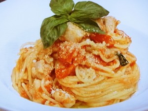 【ノンストップ】焼きトマトのパスタのレシピ・神保佳永・行列シェフのまかない・家ごはん