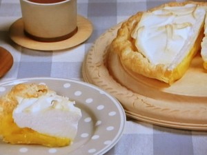 【キューピー３分クッキング】レモンメレンゲパイのレシピ・若山 曜子