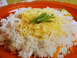 【キューピー３分クッキング】たらのそぼろずしのレシピ・石原洋子