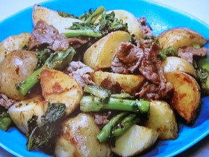 【きょうの料理】新じゃがと牛肉のマスタード炒めのレシピ・重信初江