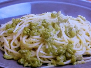【キューピー３分クッキング】グリンピースのスパゲティのレシピ・藤井恵