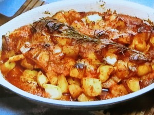 【ZIP！速水もこみちのMOCO''Sキッチン】もこみち流　トマトソースのローストポテトのレシピ・速水もこみち