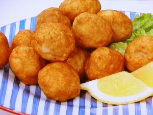 【ノンストップ】はんぺんでふわふわ鶏ひき肉のコロコロからあげのレシピ・検索きょうのおしゃレシピ