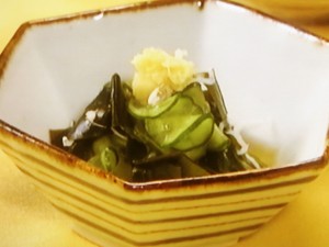 【きょうの料理ビギナーズ】きゅうりとわかめの酢の物のレシピ・河野雅子