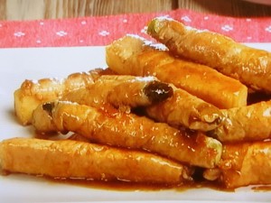 【キューピー３分クッキング】アスパラと長芋の豚肉巻き バターポン酢がらめのレシピ・小林まさみ