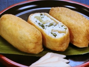 【きょうの料理】葉わさびのいなりずしのレシピ・奥村彪生