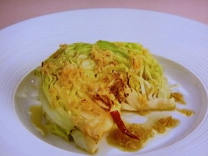 【上沼恵美子のおしゃべりクッキング】春キャベツの温サラダのレシピ・上沼恵美子・小池浩司