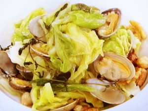 【あさイチ】あさりと春キャベツの蒸し焼きのレシピ・みんな！ゴハンだよ・ムラヨシマサユキ