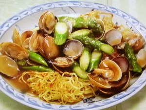 【おかずのクッキング】あさりのあんかけ焼きそばのレシピ・土井善晴