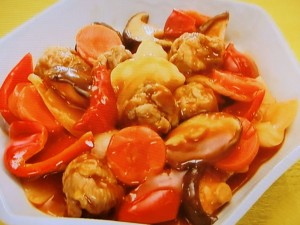【おかずのクッキング】春野菜の煮酢豚のレシピ・浜内千波