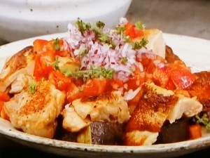 【男子ごはん】フレッシュトマトソースのチキングリルのレシピ・国分太一・栗原心平・江口洋介