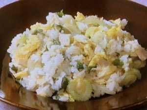 【きょうの料理ビギナーズ】セロリとツナのチャーハンのレシピ・河野雅子