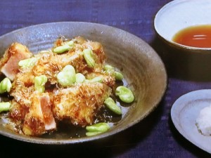 【きょうの料理】かつおとそら豆のおかか揚げのレシピ・斉藤辰夫