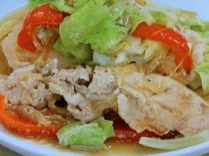 【あさイチ】豚肉とキャベツのしょうがみそ煮のレシピ・みんな！ゴハンだよ・牧野直子