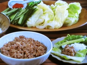 【キューピー３分クッキング】牛肉みその葉っぱ巻きのレシピ・小林まさみ