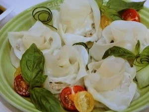 【ノンストップ】お祝いびったり！薔薇餃子プレートのレシピ・検索きょうのおしゃレシピ