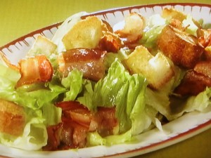 【きょうの料理ビギナーズ】レタスとベーコンのパンサラダのレシピ・河野雅子
