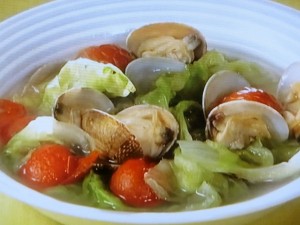 【きょうの料理ビギナーズ】レタスとあさりのスープのレシピ・河野雅子
