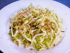 【きょうの料理】春キャベツのごまコールスローのレシピ・栗原はるみ