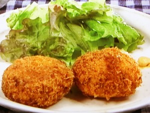【キューピー３分クッキング】新玉ねぎのメンチカツのレシピ・小林まさみ