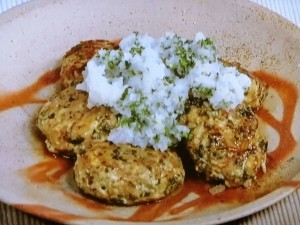 【きょうの料理】パセリたっぷり和風バーグのレシピ・堀江ひろ子