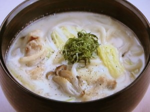 【上沼恵美子のおしゃべりクッキング】牛乳ごま味噌うどんのレシピ・上沼恵美子・岡本健二