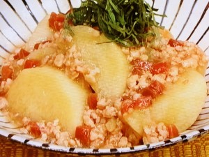 【ノンストップ】長イモ煮のそぼろあんかけのレシピ・笠原将弘・笠原将弘のおかず道場