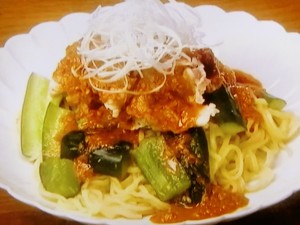 【男子ごはん】たたききゅうりのピリ辛ごまだれ麺のレシピ・国分太一・栗原心平