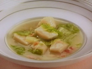 【あさイチ】白菜と帆立ての中華煮のレシピ・みんな！ゴハンだよ・栖原一之