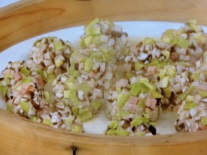 【きょうの料理】肉だんごの野菜蒸しのレシピ・筒井たい子・谷原章介