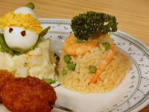 【きょうの料理】洋風えびご飯のレシピ・谷原章介・飯田深雪