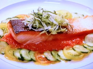 【きょうの料理】銀ざけのムニエルトマトソースのレシピ・森公美子・赤間善久